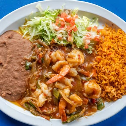Camarones a la Mexicana.