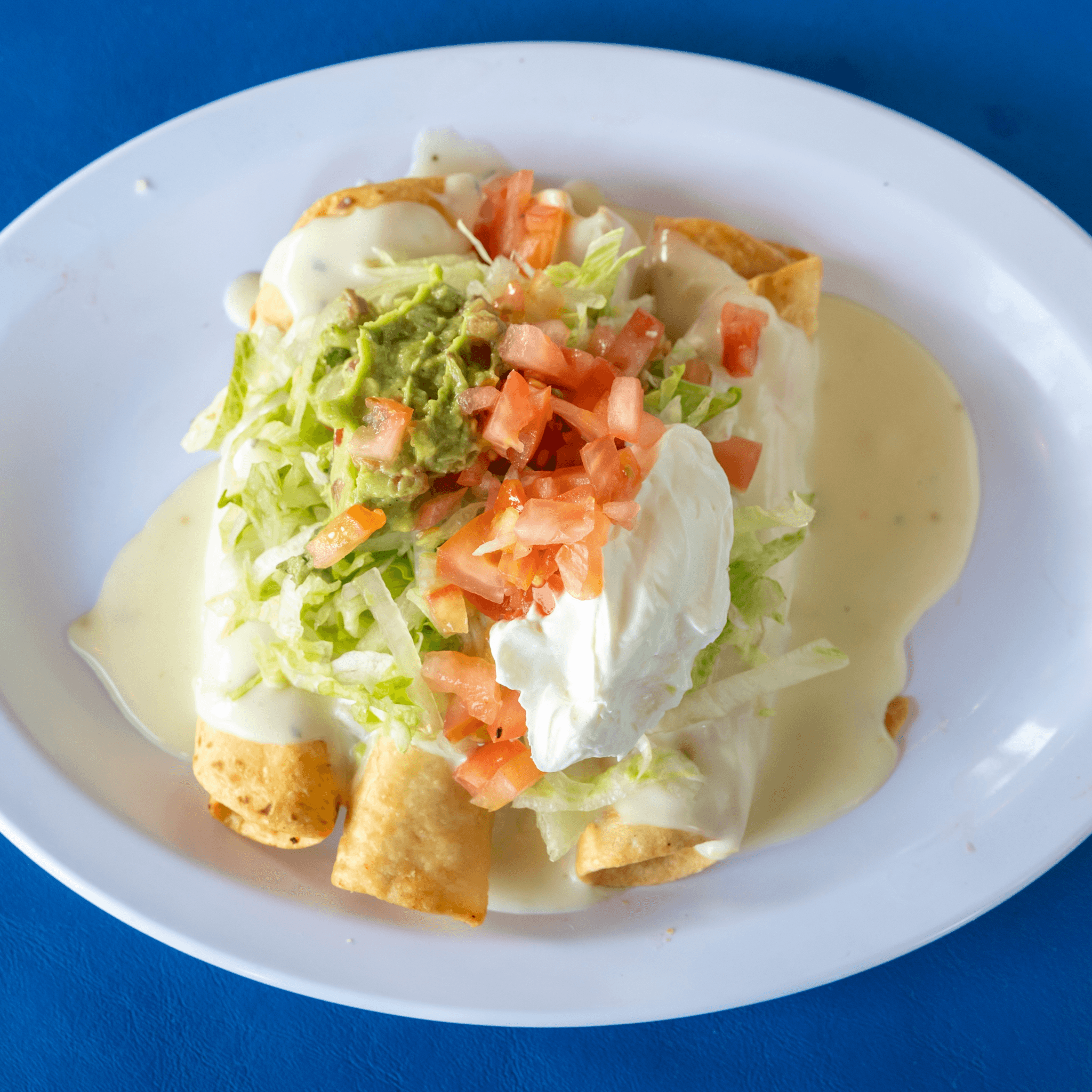 Chimichangas.
